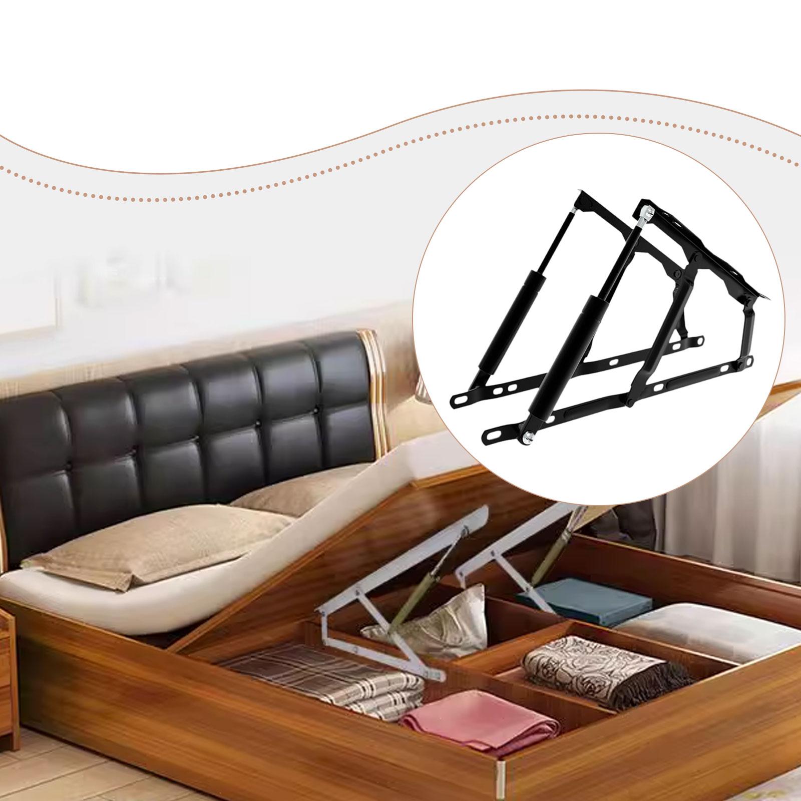 Gas Lift Storage Bed Hydraulic - 2Pcs Bed Lift Mechanism Hydraulic Gas