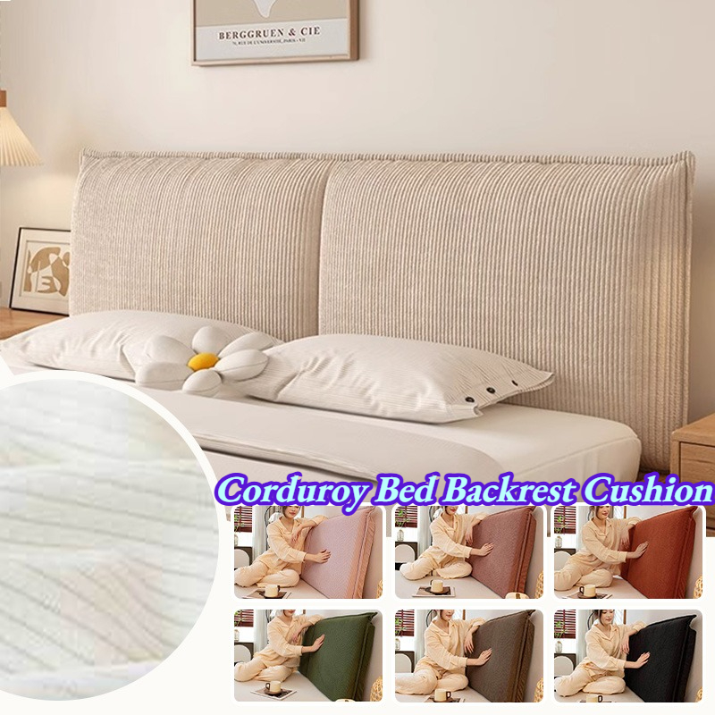 Corduroy Bed Backrest Cushion  - đánh giá và giá Headboard Cushion Backrest Tatami