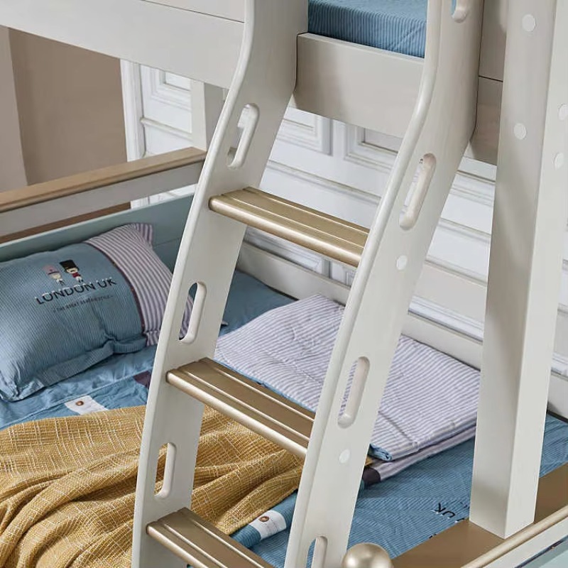 Modern Simple Solid Wood Multi - đánh giá và giá Bunk Bed With Stairs And Slide