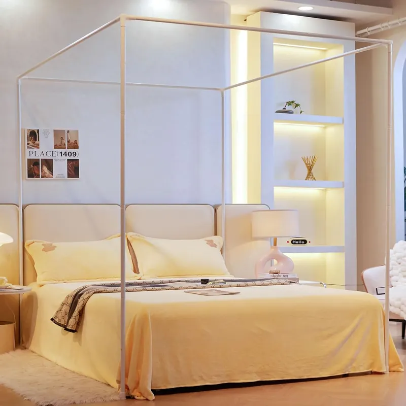 Premium Canopy Bed Frame Post  - đánh giá và giá Canopy Bed Frame Metal Queen