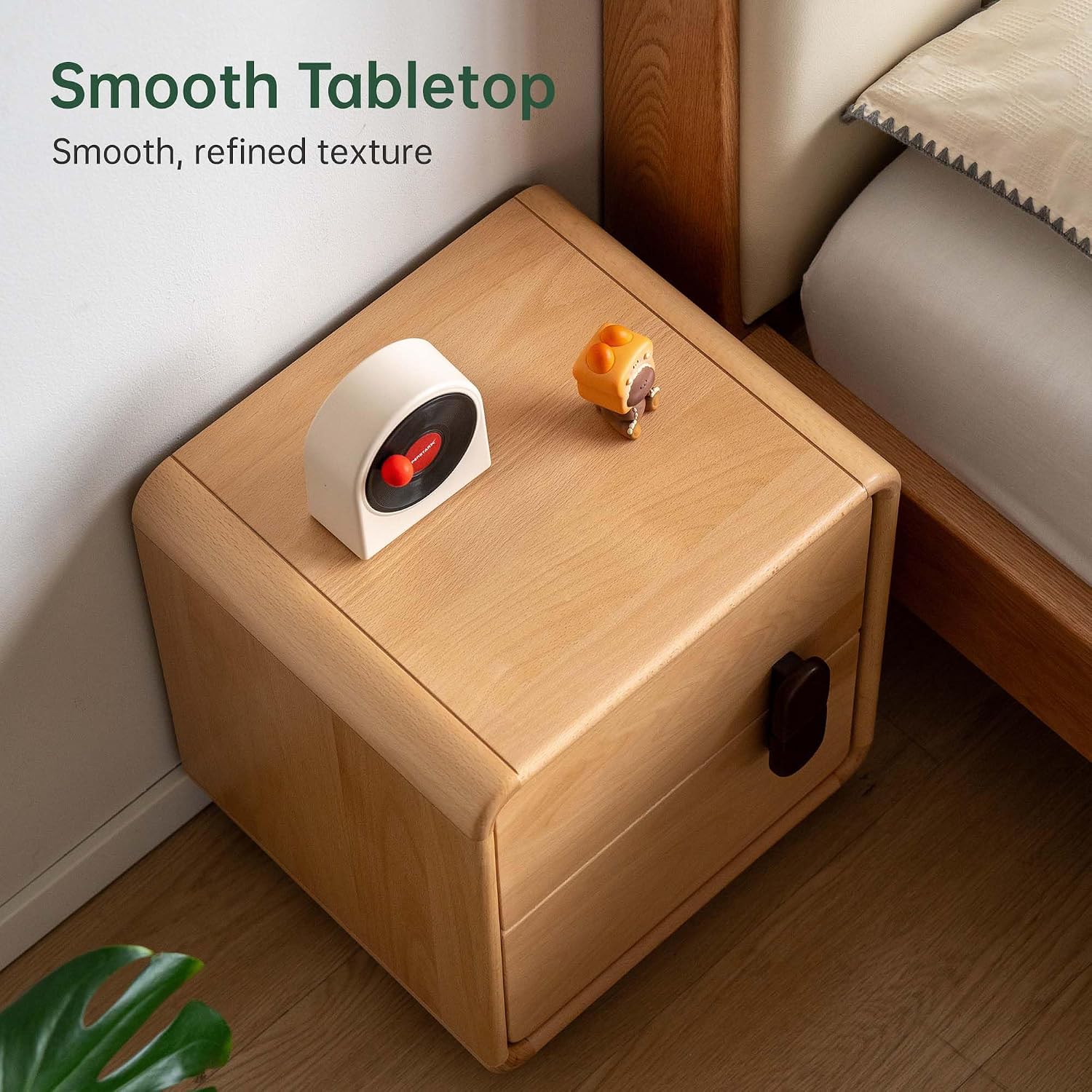 Solid Wood 2-Drawer Nightstand - đánh giá và giá Solid Wood Nightstand 2 Drawers