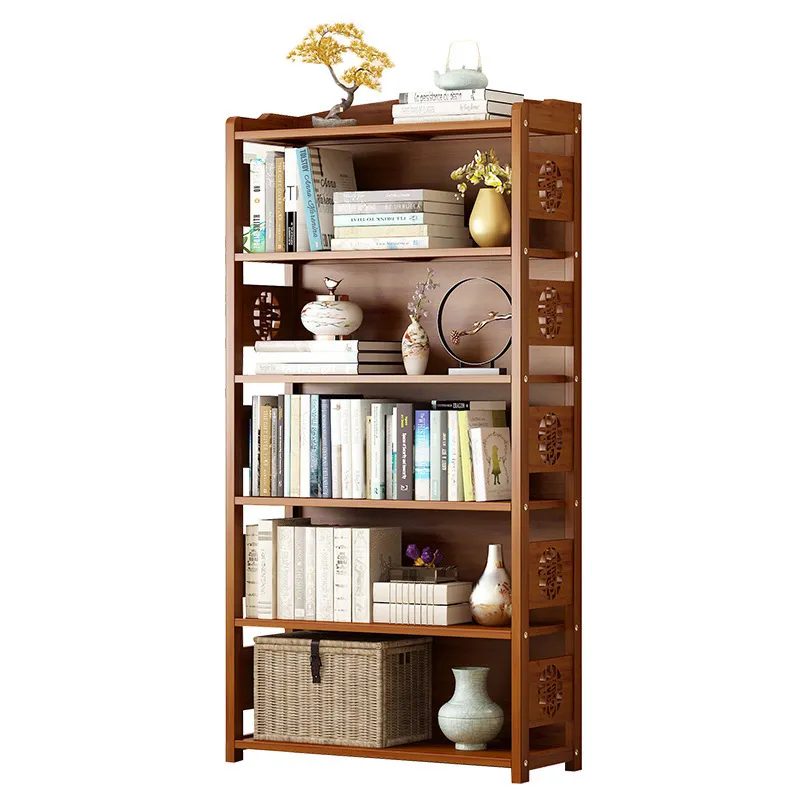 Solid Wood Bookshelf Simple St - đánh giá và giá Bedroom Furniture