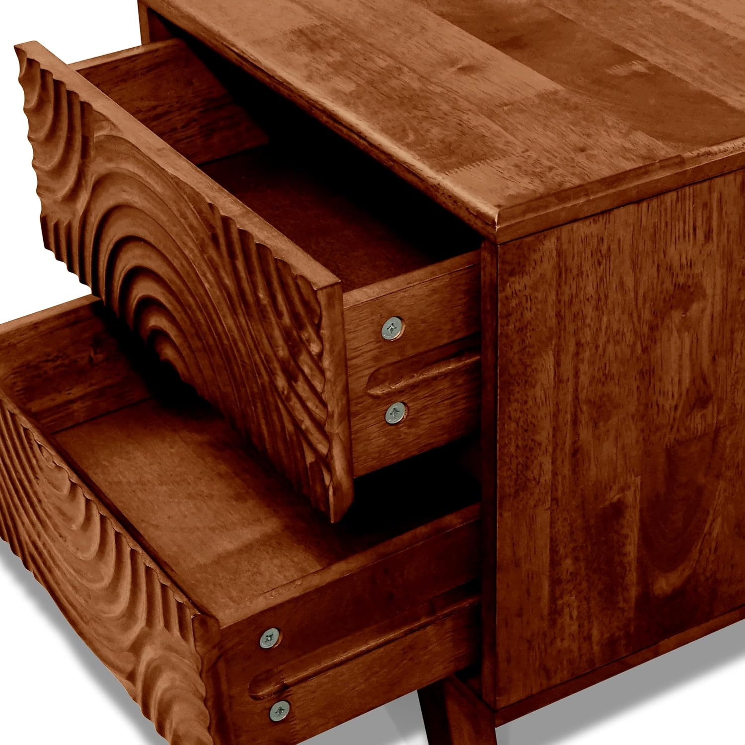 Acacia Solid Wood Nightstand w - đánh giá và giá Solid Wood Nightstand 2 Drawers