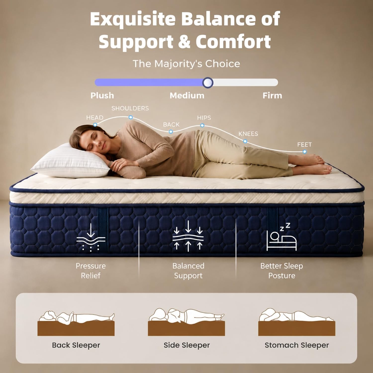 Queen Size Mattress,14 Inch Hy - đánh giá và giá Memory Foam Mattress In A Box Queen