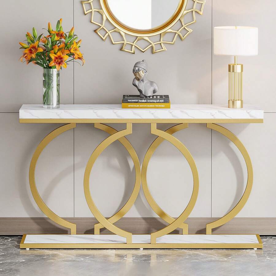 Inch Modern Gold Console Table - đánh giá và giá Tables