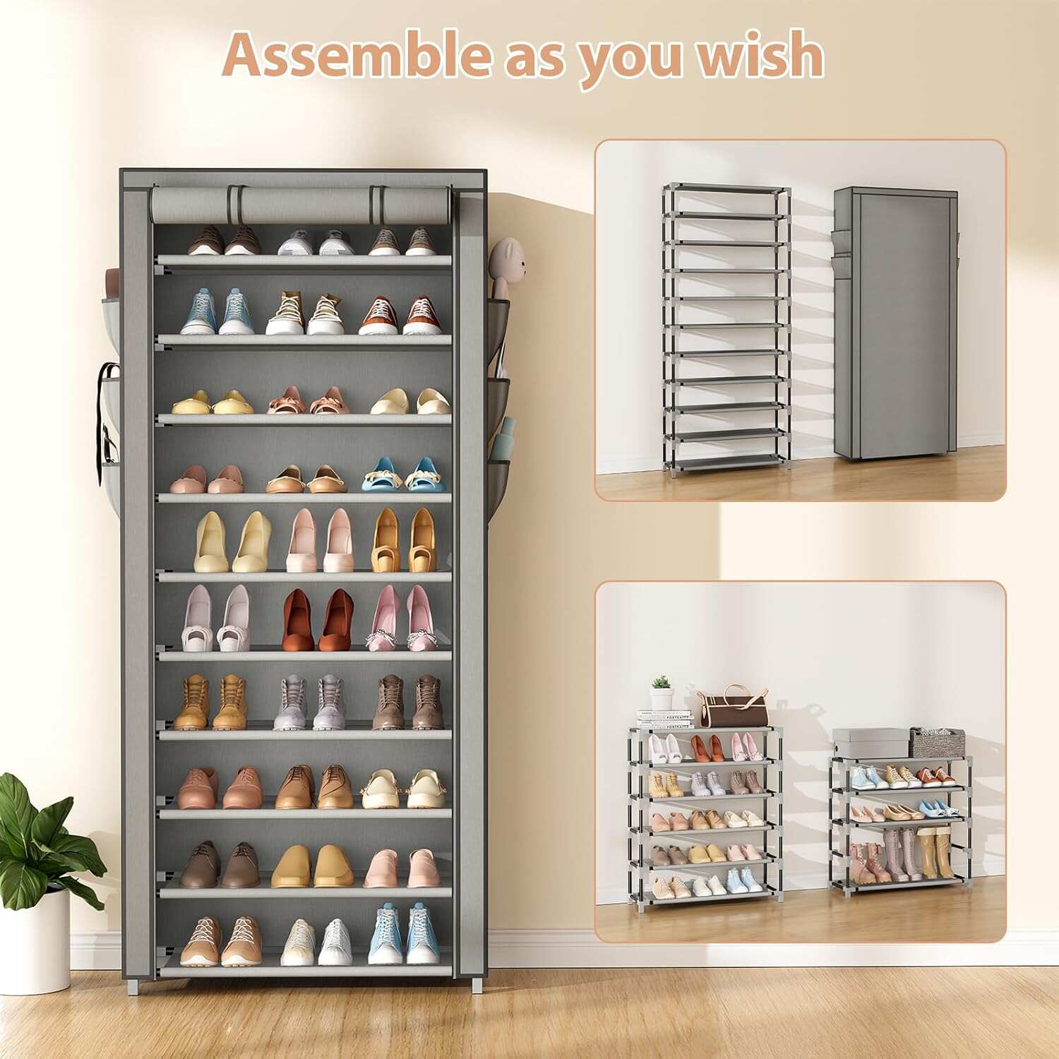 Vertical Narrow Shoe Rack Orga - đánh giá và giá Shoe Rack Cabinet Narrow Entryway