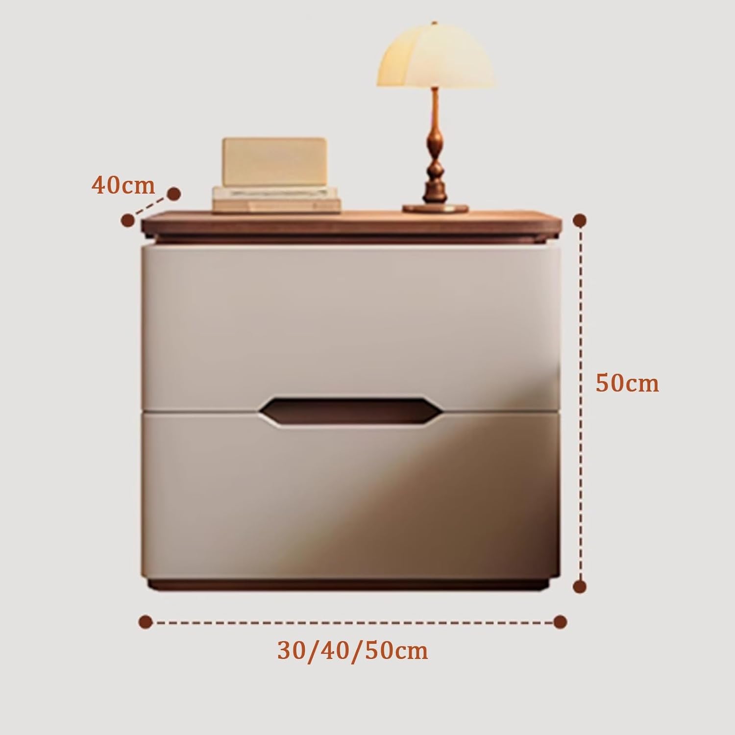 Bed Side Tables Bedroom, Night - đánh giá và giá Solid Wood Nightstand 2 Drawers